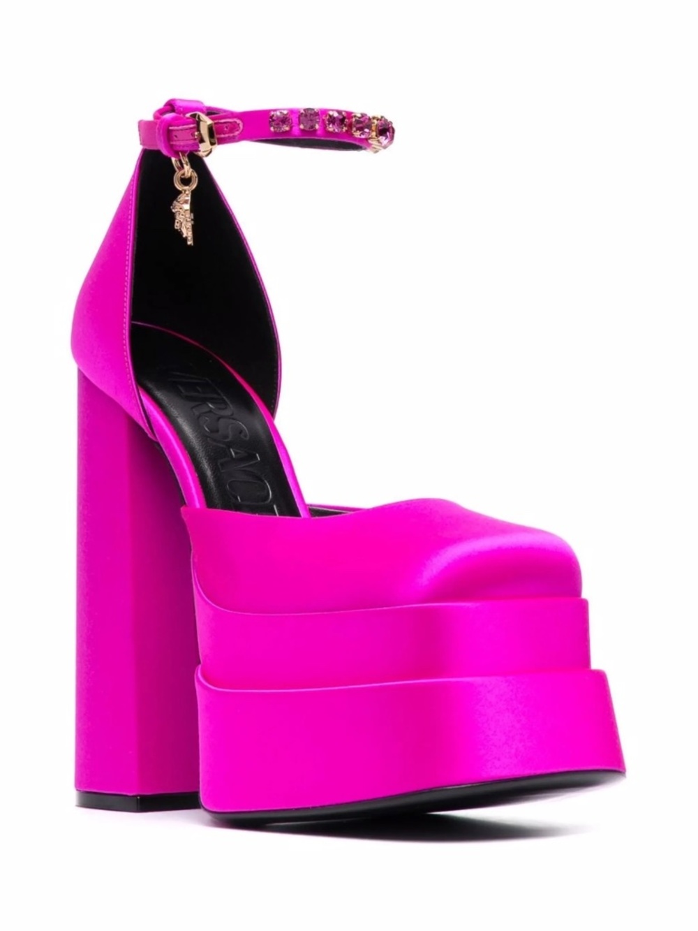 Versace Medusa Charm Platform Heels size 39